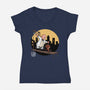 Matt And Wilson-Womens-V-Neck-Tee-zascanauta