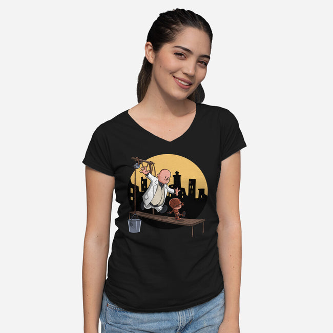 Matt And Wilson-Womens-V-Neck-Tee-zascanauta