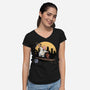 Matt And Wilson-Womens-V-Neck-Tee-zascanauta