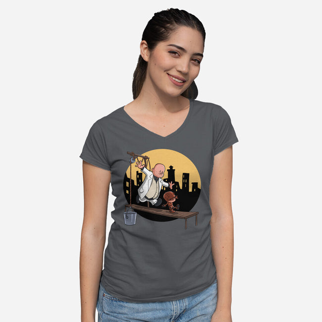 Matt And Wilson-Womens-V-Neck-Tee-zascanauta