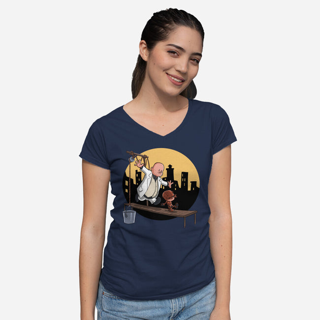Matt And Wilson-Womens-V-Neck-Tee-zascanauta