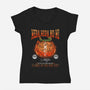 Mera Mera No Mi Devil Fruit-Womens-V-Neck-Tee-constantine2454