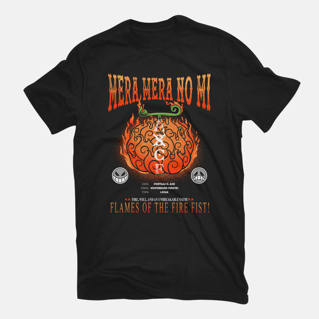 Mera Mera No Mi Devil Fruit-Womens-Fitted-Tee-constantine2454