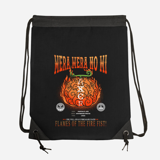 Mera Mera No Mi Devil Fruit-None-Drawstring-Bag-constantine2454