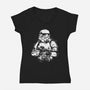 Trooper Of Empire-Womens-V-Neck-Tee-DrMonekers
