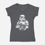 Trooper Of Empire-Womens-V-Neck-Tee-DrMonekers
