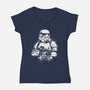 Trooper Of Empire-Womens-V-Neck-Tee-DrMonekers
