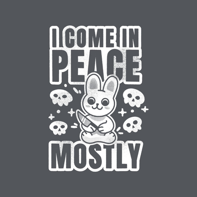I Come In Peace Mostly-Unisex-Crew Neck-Sweatshirt-FunkVampire