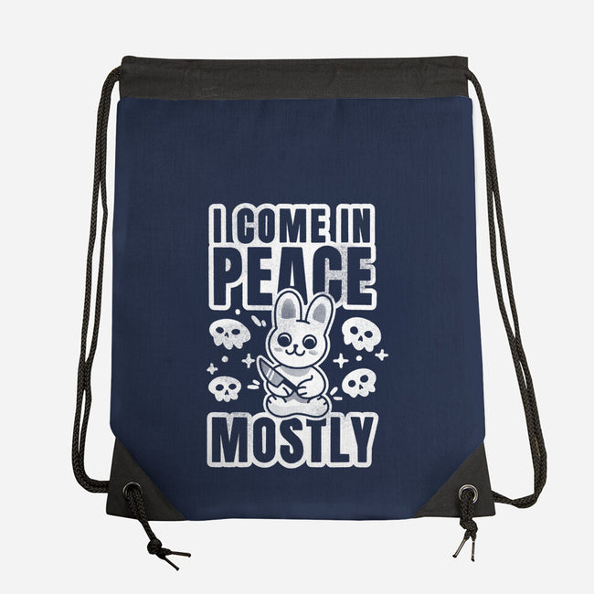 I Come In Peace Mostly-None-Drawstring-Bag-FunkVampire