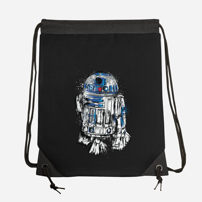 More Than A Droid-None-Drawstring-Bag-DrMonekers