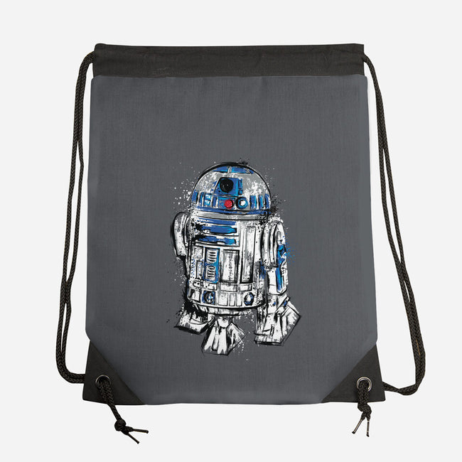 More Than A Droid-None-Drawstring-Bag-DrMonekers