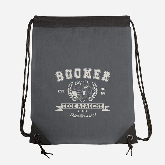 Boomer Tech Academy-None-Drawstring-Bag-Getsousa!