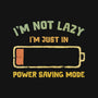 I'm In Power Saving Mode-Womens-V-Neck-Tee-kg07