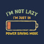 I'm In Power Saving Mode-Womens-V-Neck-Tee-kg07