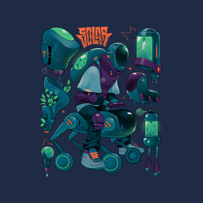Solar Rider-Unisex-Crew Neck-Sweatshirt-Bruno Mota