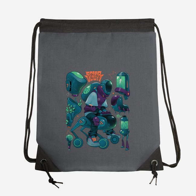 Solar Rider-None-Drawstring-Bag-Bruno Mota