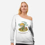 Dead Link Error-Womens-Off Shoulder-Sweatshirt-dfonseca