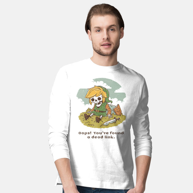 Dead Link Error-Mens-Long Sleeved-Tee-dfonseca
