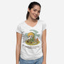 Dead Link Error-Womens-V-Neck-Tee-dfonseca