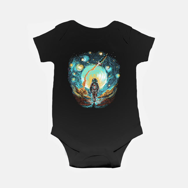 Starry Walk-Baby-Basic-Onesie-zascanauta