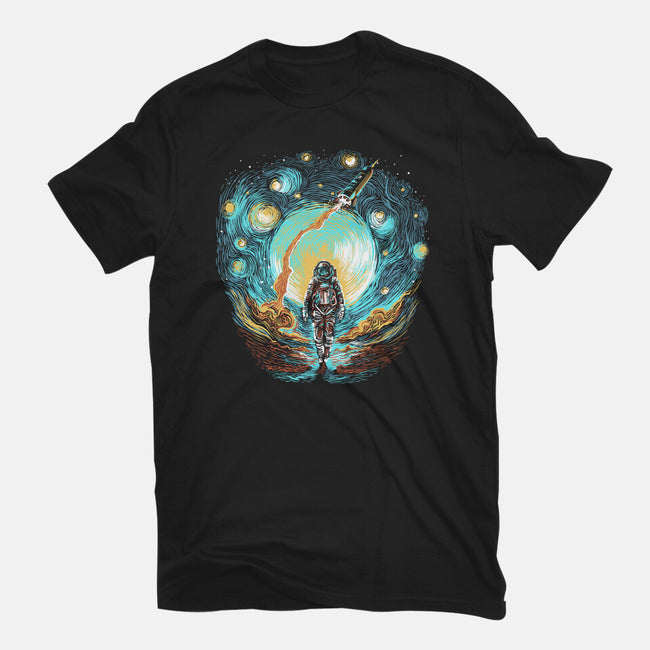 Starry Walk-Mens-Basic-Tee-zascanauta