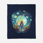 Starry Walk-None-Fleece-Blanket-zascanauta