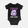 I Killed For Less-Baby-Basic-Onesie-Vallina84
