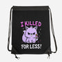 I Killed For Less-None-Drawstring-Bag-Vallina84