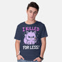 I Killed For Less-Mens-Basic-Tee-Vallina84