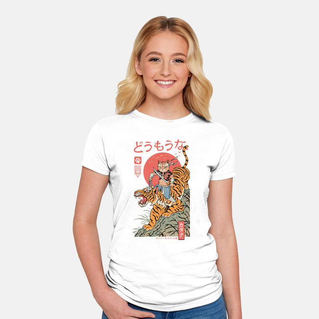 Tiger Catana-Womens-Fitted-Tee-vp021