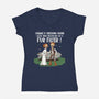 Fur Filter-Womens-V-Neck-Tee-P1yu5h