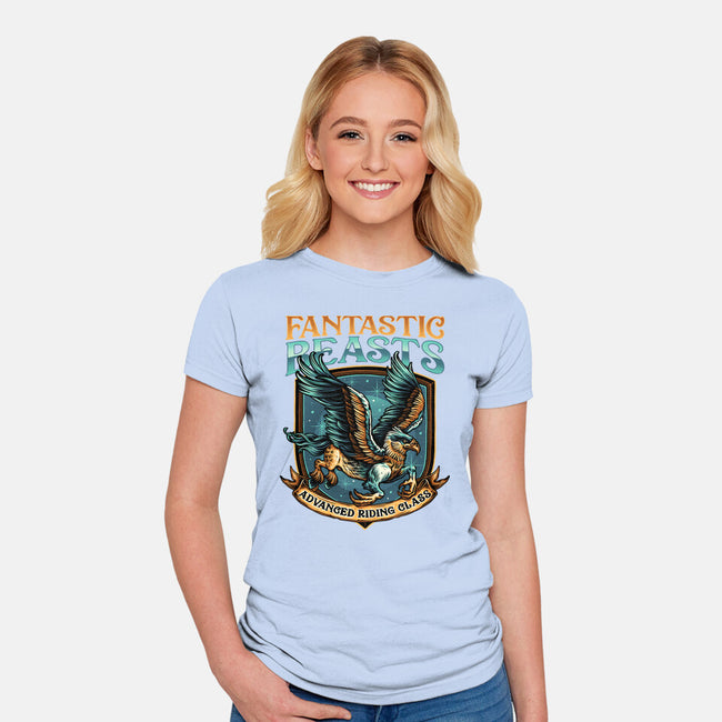 Advanced Riding Class-Womens-Fitted-Tee-momma_gorilla
