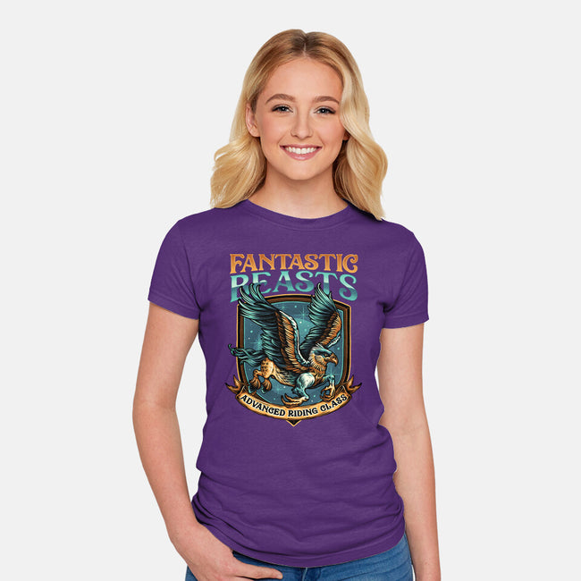 Advanced Riding Class-Womens-Fitted-Tee-momma_gorilla