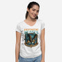 Advanced Riding Class-Womens-V-Neck-Tee-momma_gorilla