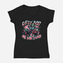 Creep Hop We Don’t Stop-Womens-V-Neck-Tee-momma_gorilla
