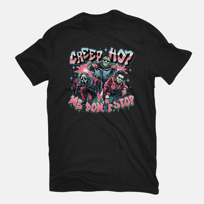Creep Hop We Don’t Stop-Womens-Basic-Tee-momma_gorilla