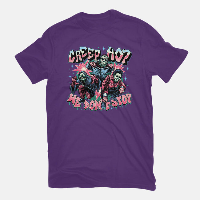 Creep Hop We Don’t Stop-Womens-Basic-Tee-momma_gorilla