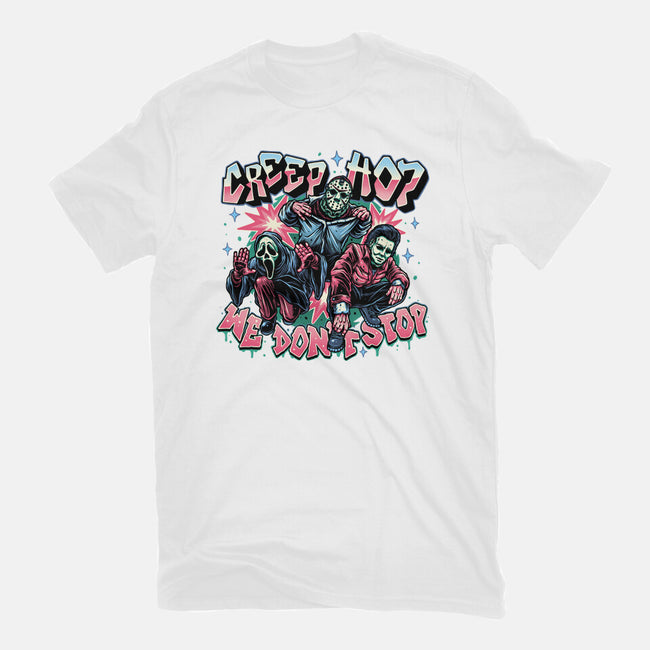 Creep Hop We Don’t Stop-Womens-Basic-Tee-momma_gorilla