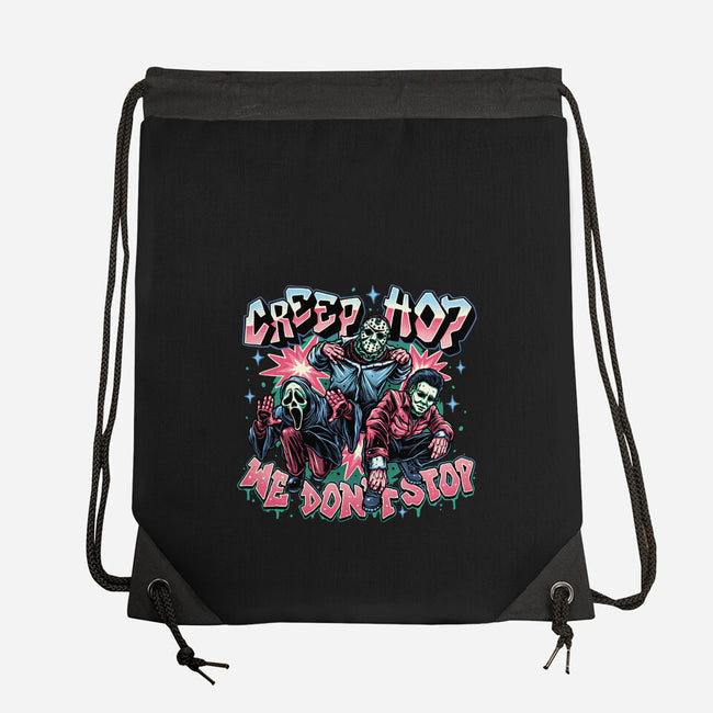 Creep Hop We Don’t Stop-None-Drawstring-Bag-momma_gorilla