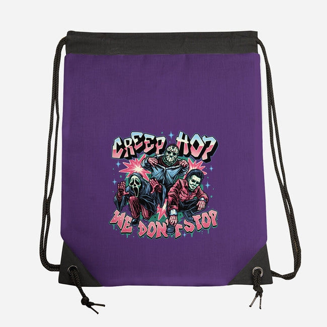 Creep Hop We Don’t Stop-None-Drawstring-Bag-momma_gorilla