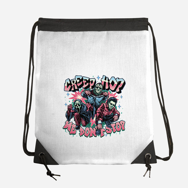 Creep Hop We Don’t Stop-None-Drawstring-Bag-momma_gorilla