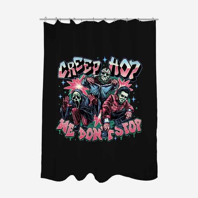 Creep Hop We Don’t Stop-None-Polyester-Shower Curtain-momma_gorilla