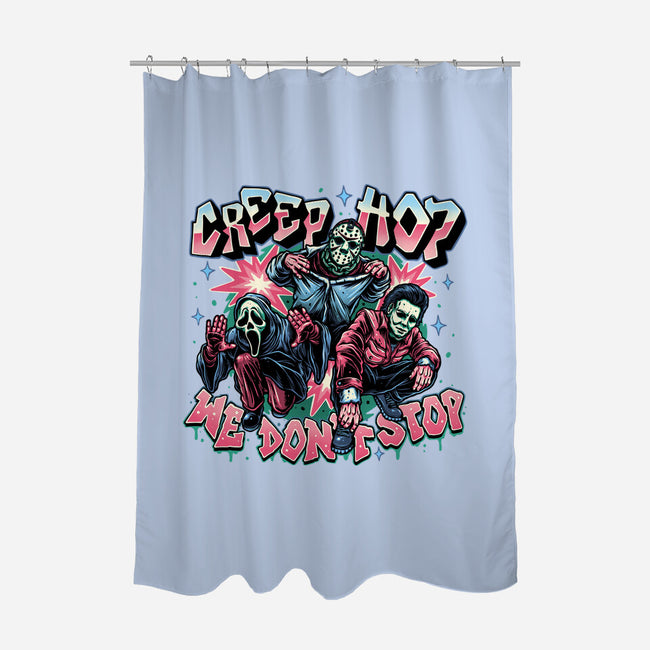 Creep Hop We Don’t Stop-None-Polyester-Shower Curtain-momma_gorilla