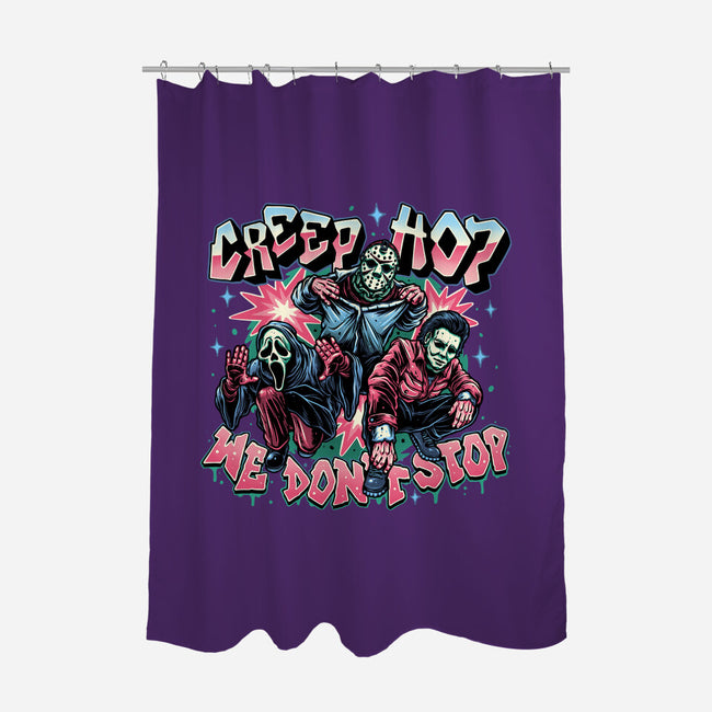 Creep Hop We Don’t Stop-None-Polyester-Shower Curtain-momma_gorilla