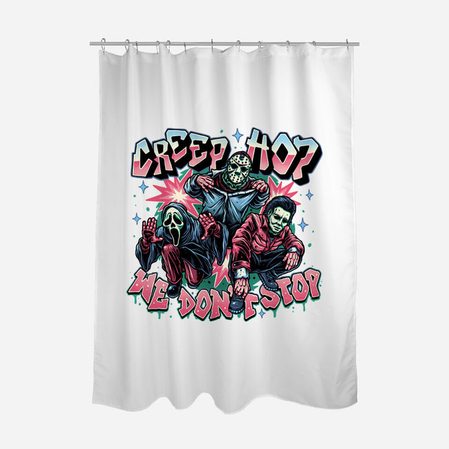 Creep Hop We Don’t Stop-None-Polyester-Shower Curtain-momma_gorilla
