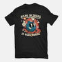 Hang In There It Gets Worse-Mens-Basic-Tee-RoboMega