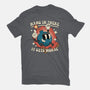 Hang In There It Gets Worse-Mens-Basic-Tee-RoboMega