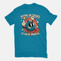 Hang In There It Gets Worse-Womens-Fitted-Tee-RoboMega