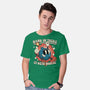 Hang In There It Gets Worse-Mens-Basic-Tee-RoboMega