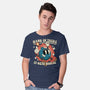 Hang In There It Gets Worse-Mens-Basic-Tee-RoboMega